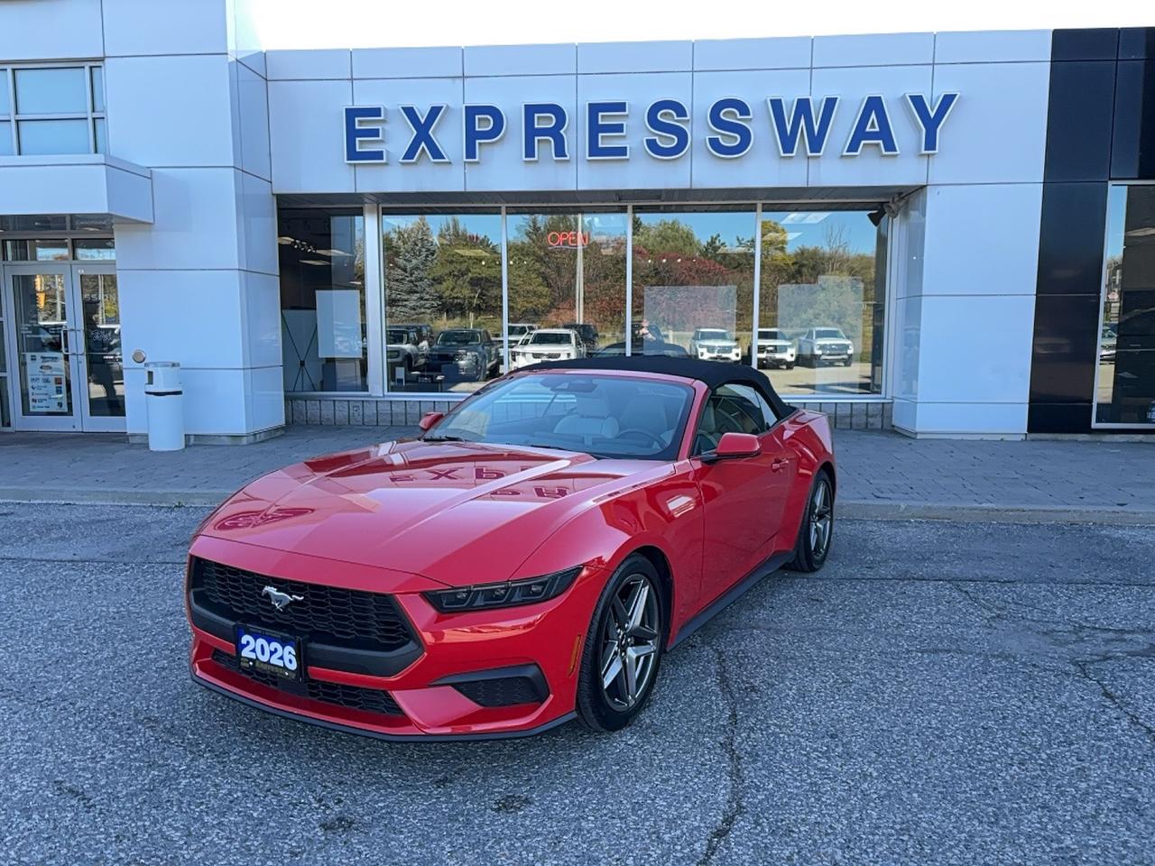 2026 Ford Mustang 315HP! CONVERTIBLE! 10-SPEED AUTO! 19" RIMS! Photo0