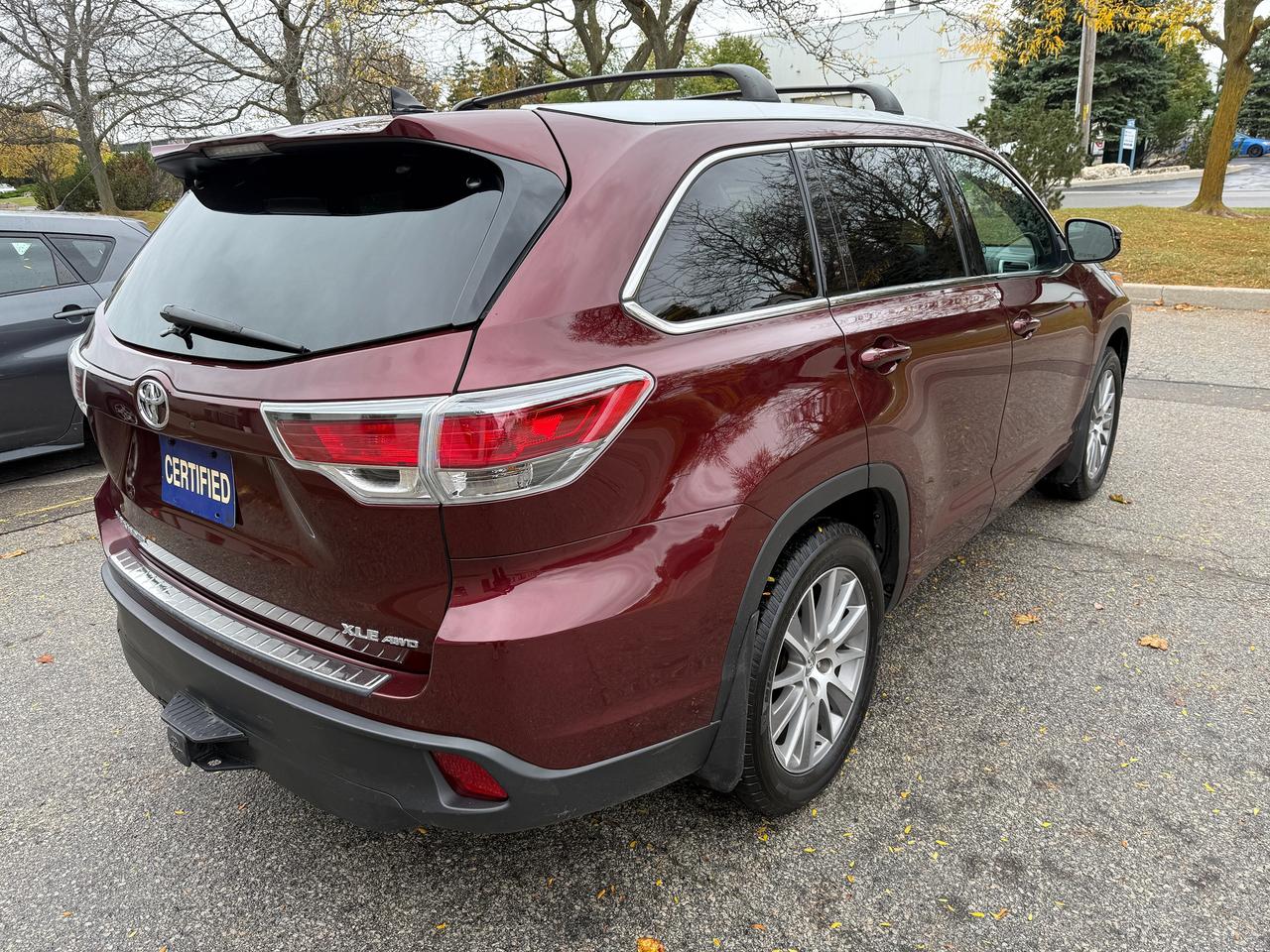2014 Toyota Highlander AWD 4D XLE,NO ACCIDENTS,SERVICE RECORDS,CERTIFIED! Photo