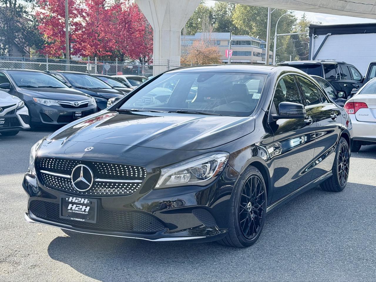 Black 2018 Mercedes-Benz CLA Sedan All-Wheel Drive Automatic
