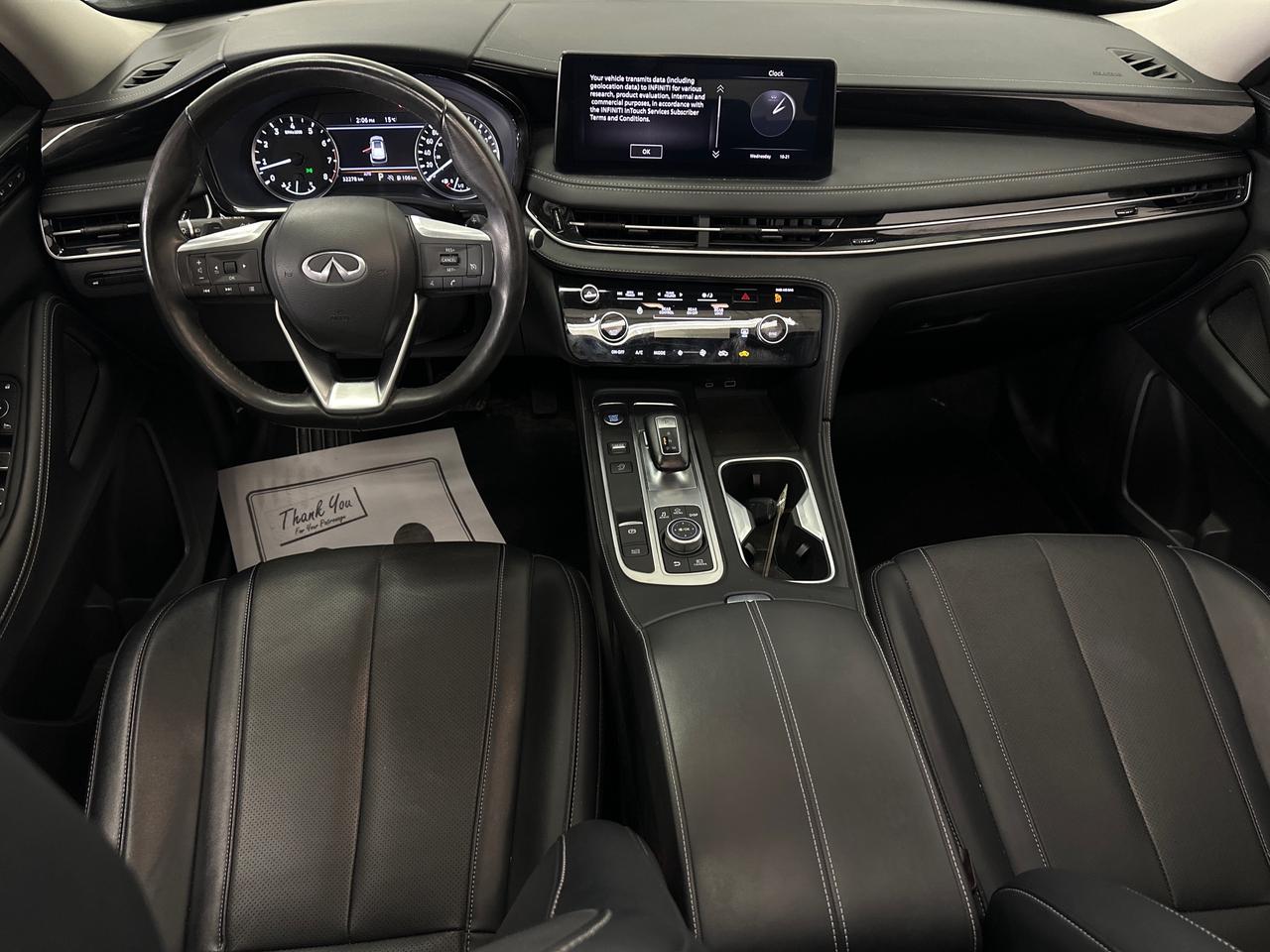 2024 Infiniti QX60 Pure PURE/AWD/7-PASSENGER/LEATHER/ROOF/OFF 1 OWNER LEASE! Photo