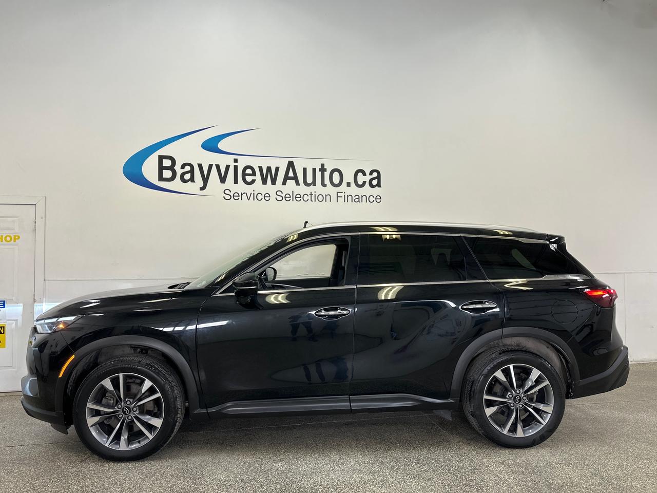 2024 Infiniti QX60 Luxe LUXE/AWD/7-PASSENGER/LEATHER/ROOF/NAV/OFF 1 OWNER LEASE! Photo
