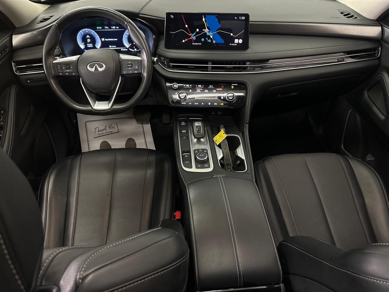 2024 Infiniti QX60 Luxe LUXE/AWD/7-PASSENGER/LEATHER/ROOF/NAV/OFF 1 OWNER LEASE! Photo