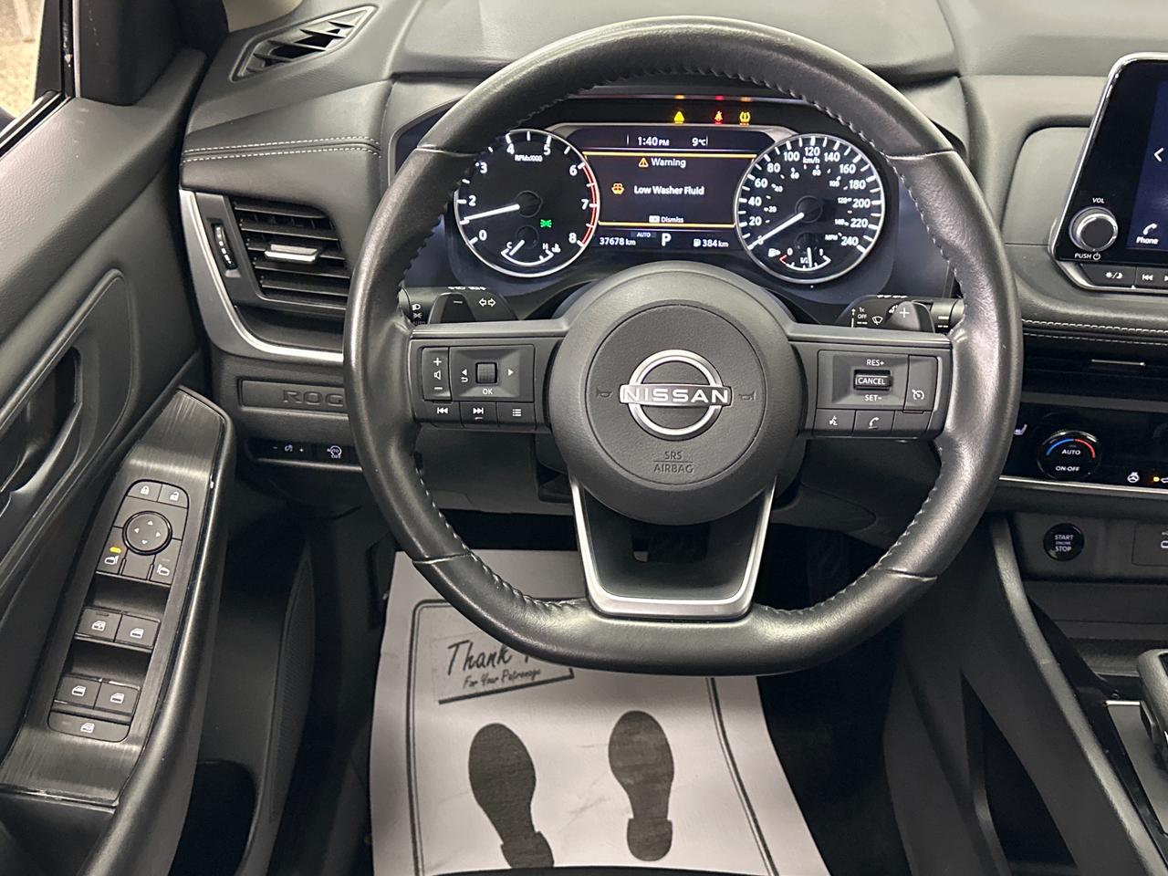 2024 Nissan Rogue S/AWD/37KM/BLACK/OFF NISSAN LEASE! Photo