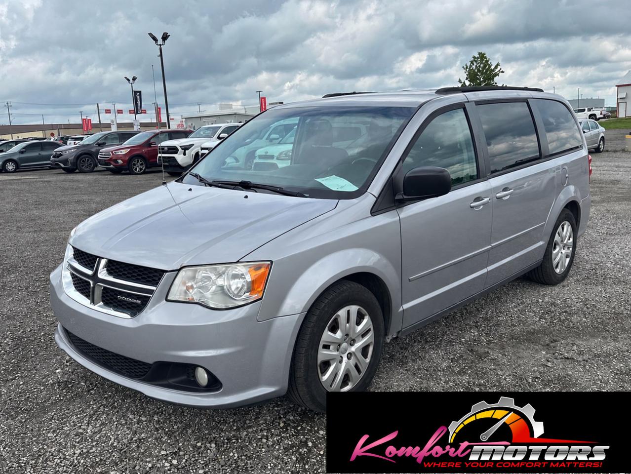 Silver 2014 Dodge Grand Caravan Minivan Front-Wheel Drive Automatic