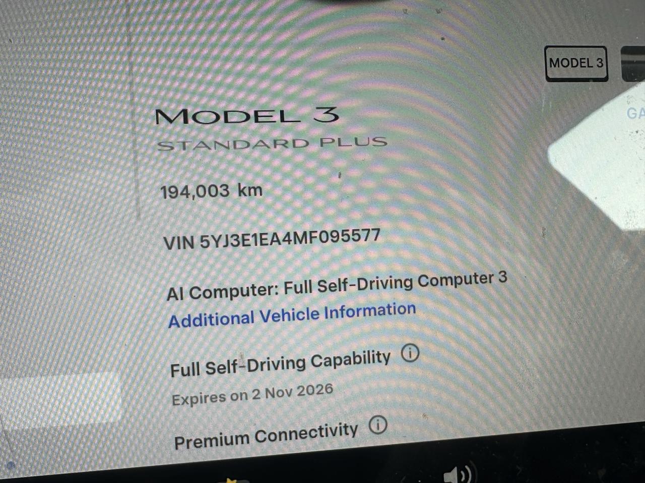 2021 Tesla Model 3 Standard Range Plus NEW BRAKES AND TIRES Photo