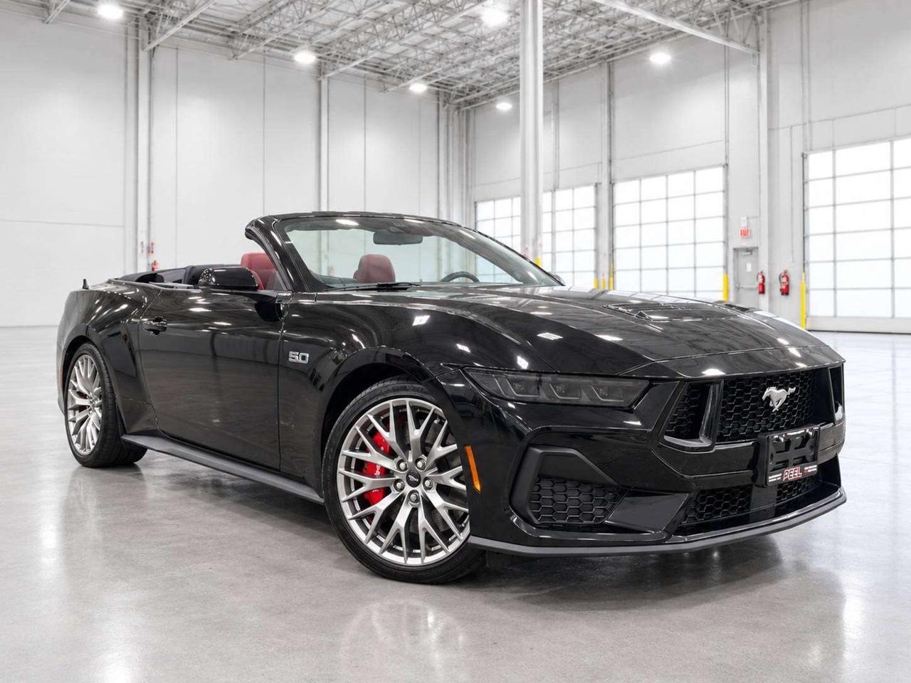 2025 Ford Mustang GT Premium Convertible | 6Spd | Red Leather | RWD Photo5