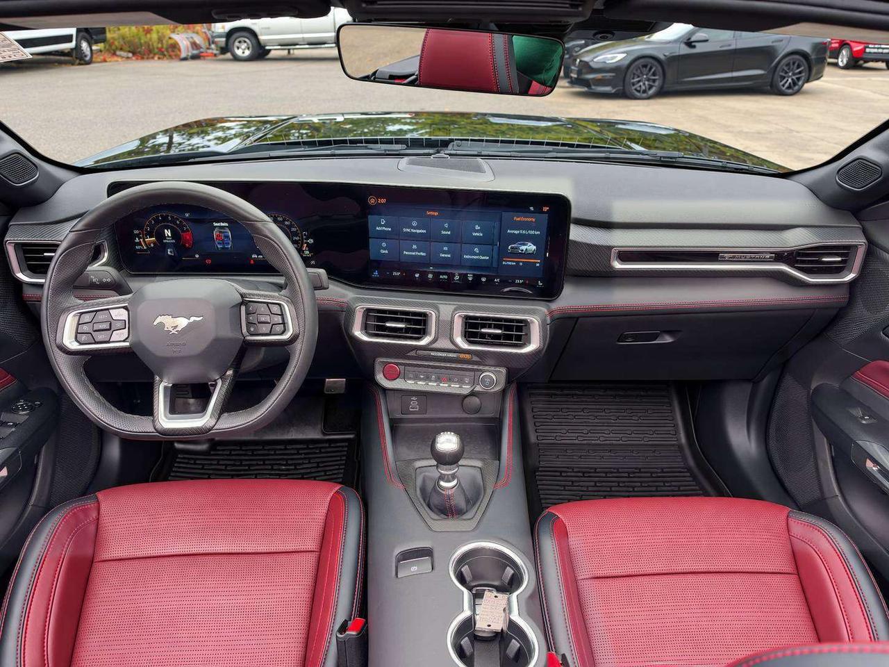 2025 Ford Mustang GT Premium Convertible | 6Spd | Red Leather | RWD Photo