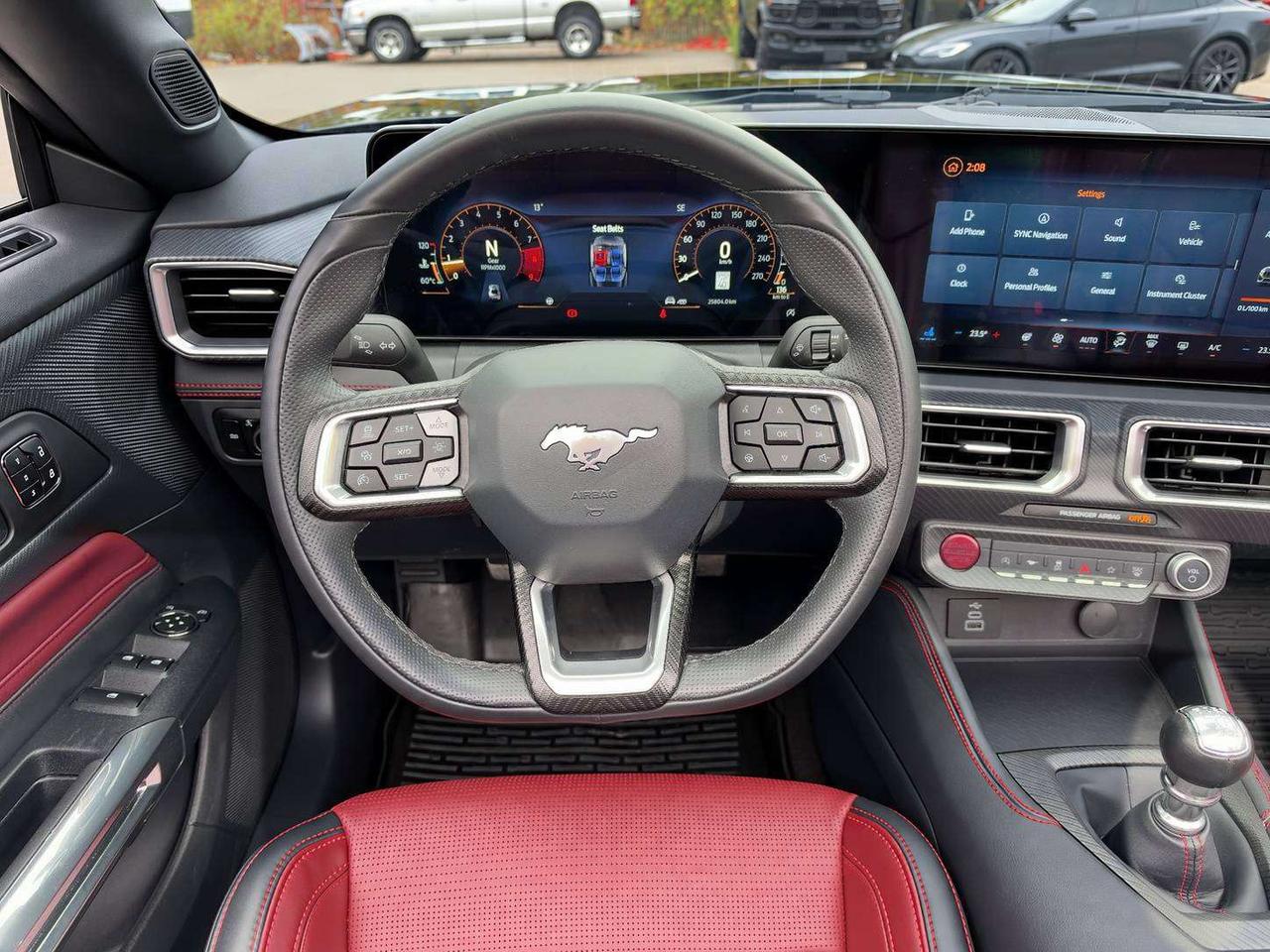 2025 Ford Mustang GT Premium Convertible | 6Spd | Red Leather | RWD Photo