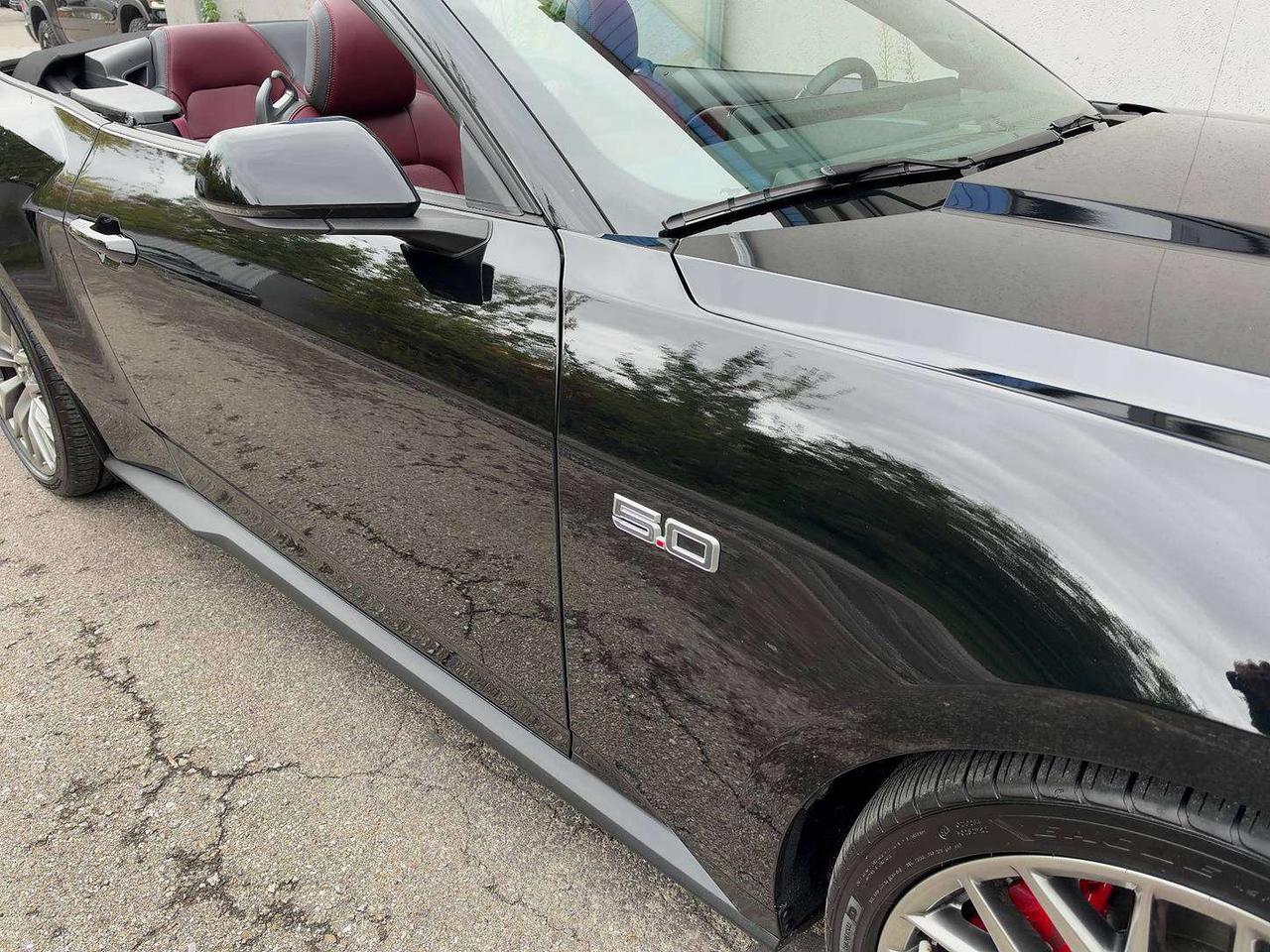 2025 Ford Mustang GT Premium Convertible | 6Spd | Red Leather | RWD Photo
