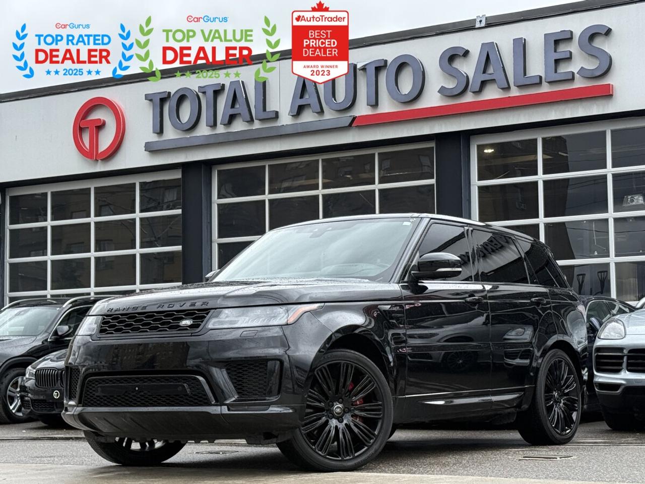2019 Land Rover Range Rover Sport AUTOBIOGRAPHY SUPERCHARGED | RED INT. | HUD | SOFT-CLOSE | LOADED Photo0