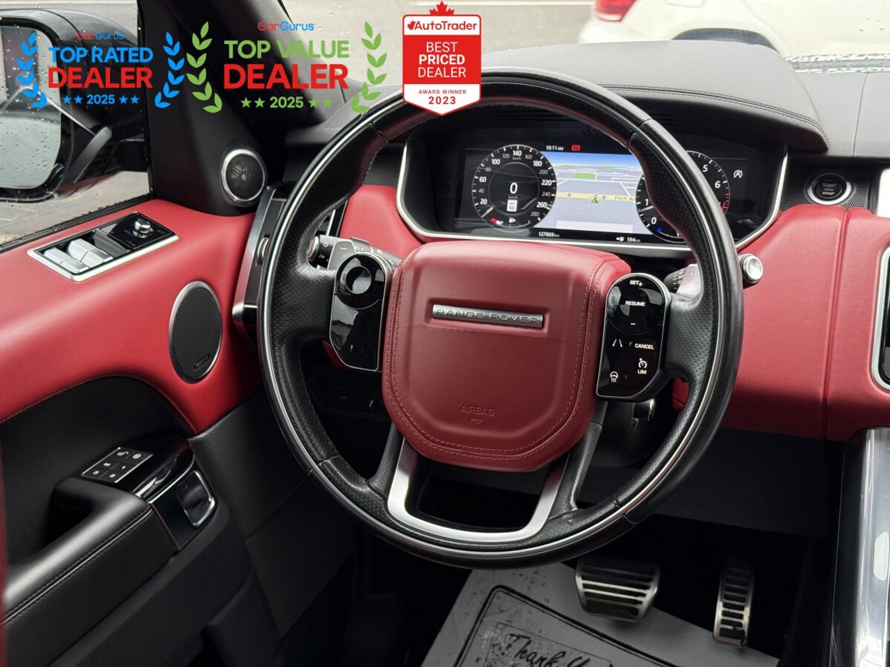 2019 Land Rover Range Rover Sport AUTOBIOGRAPHY SUPERCHARGED | RED INT. | HUD | SOFT-CLOSE | LOADED Photo