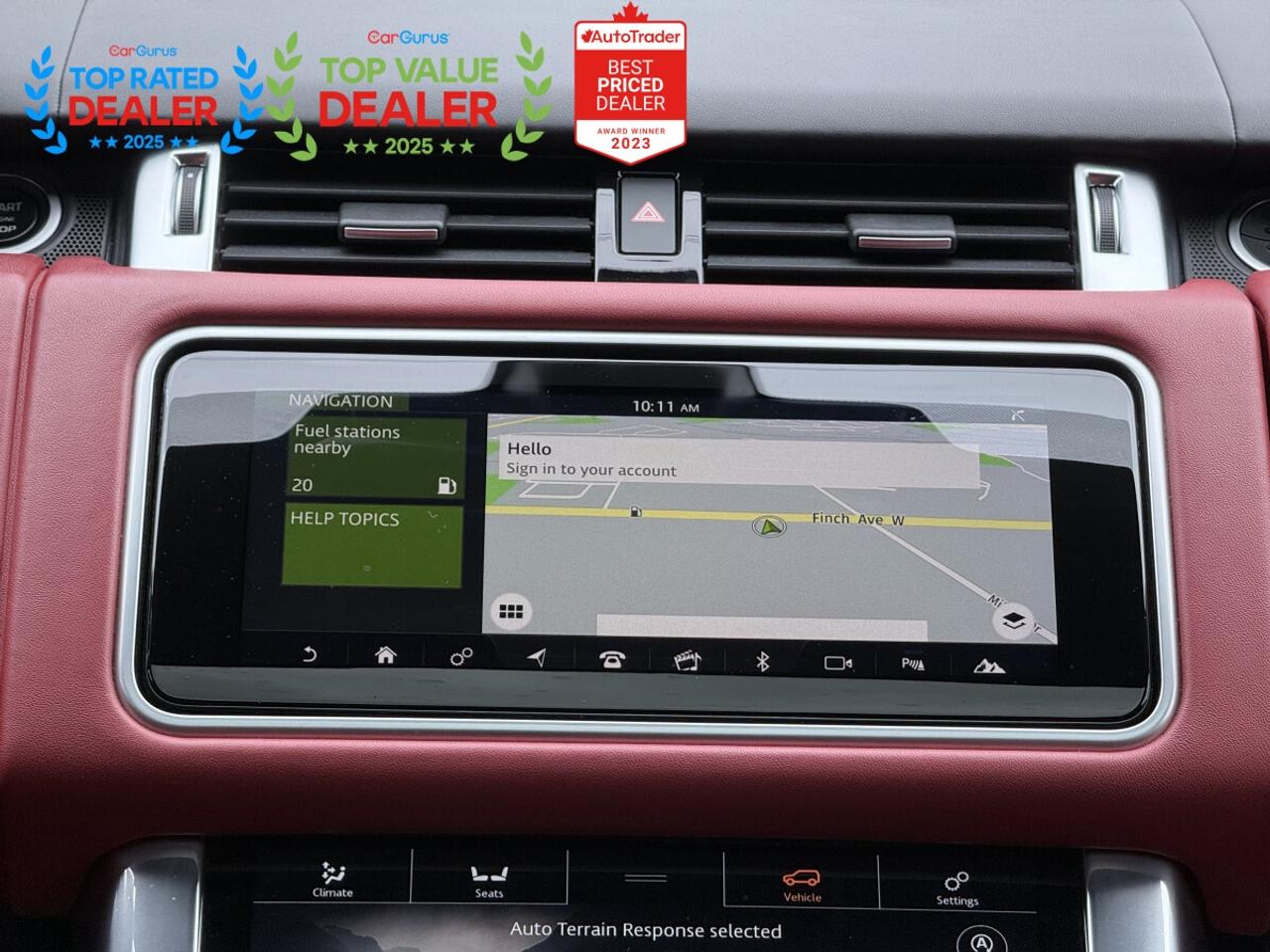 2019 Land Rover Range Rover Sport AUTOBIOGRAPHY SUPERCHARGED | RED INT. | HUD | SOFT-CLOSE | LOADED Photo