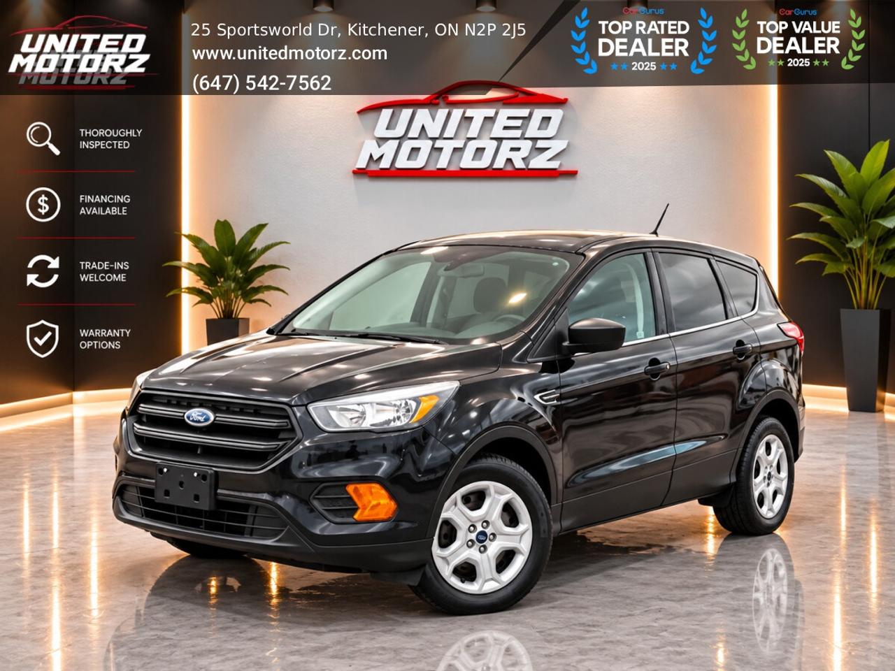 2019 Ford Escape S FWD 2.5L 4cyl~SAFETY CERTIFIED~NO ACCIDENTS~ Photo0