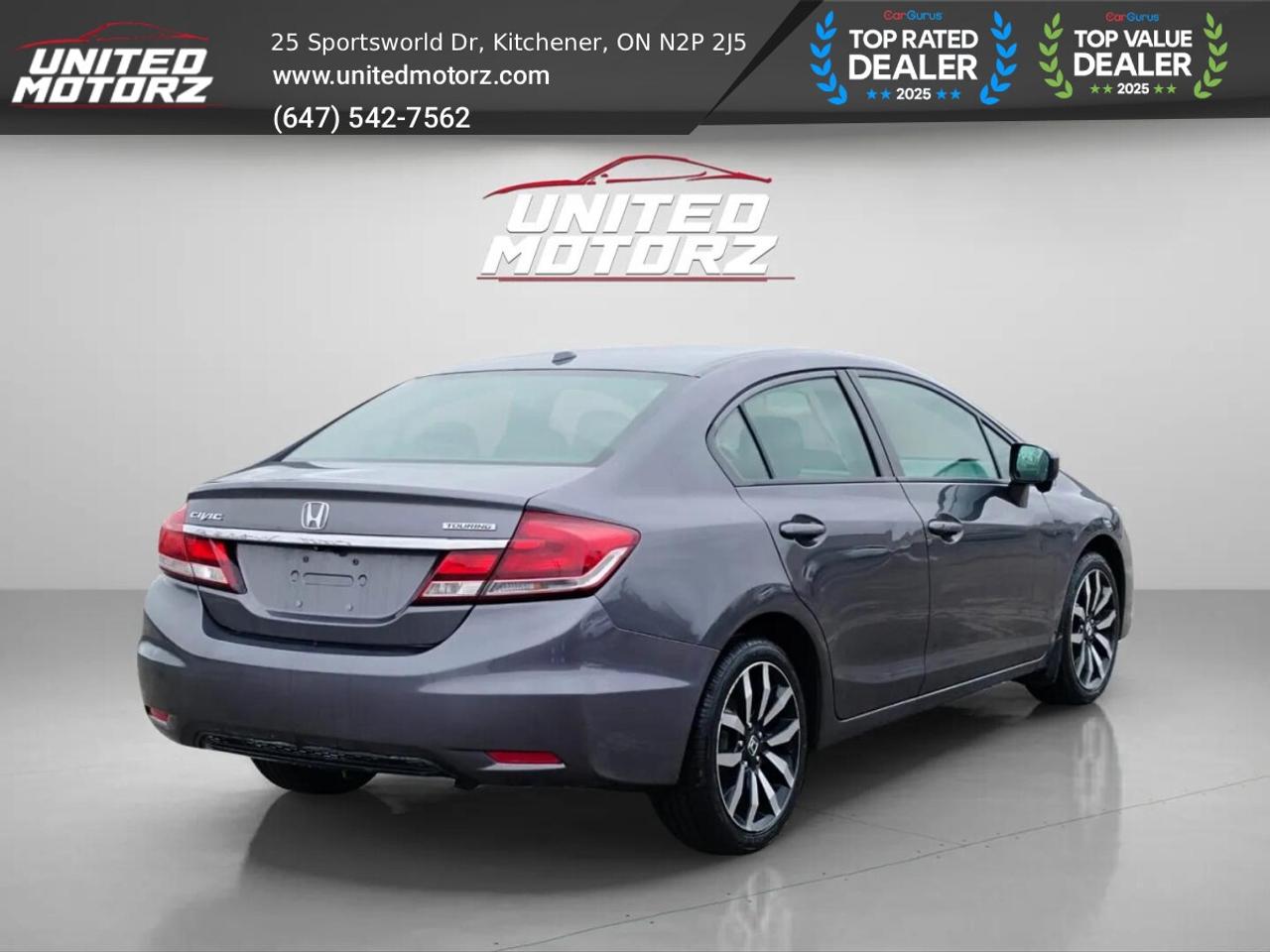 2015 Honda Civic TOURING FWD 1.8L~SAFETY CERTIFIED~ Photo