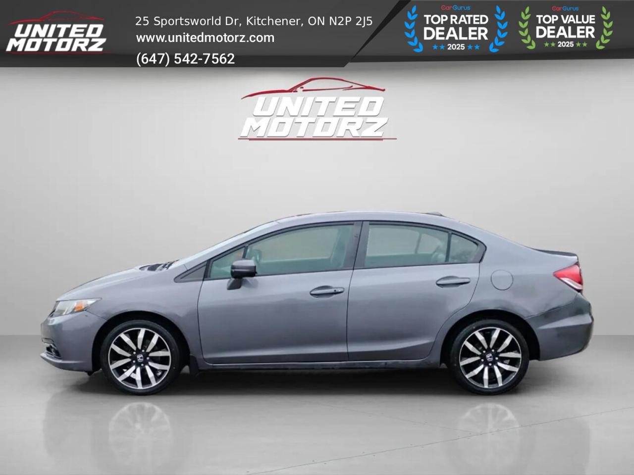 2015 Honda Civic TOURING FWD 1.8L~SAFETY CERTIFIED~ Photo