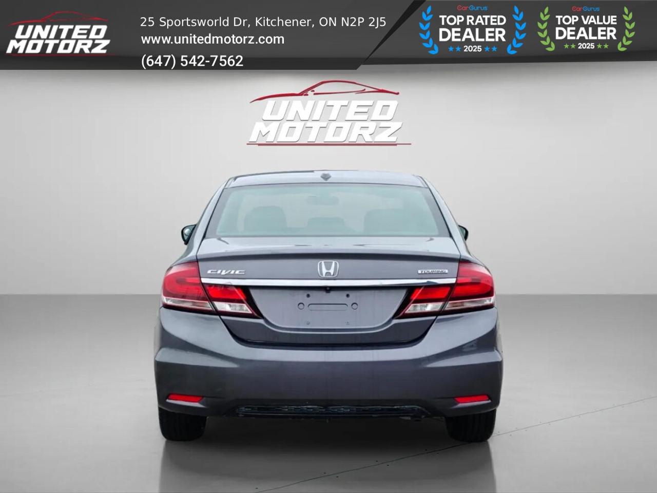 2015 Honda Civic TOURING FWD 1.8L~SAFETY CERTIFIED~ Photo