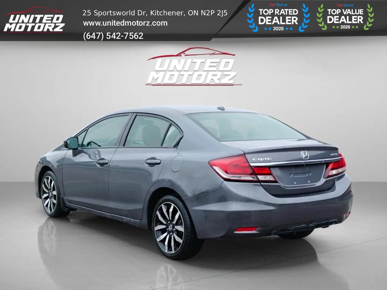 2015 Honda Civic TOURING FWD 1.8L~SAFETY CERTIFIED~ Photo