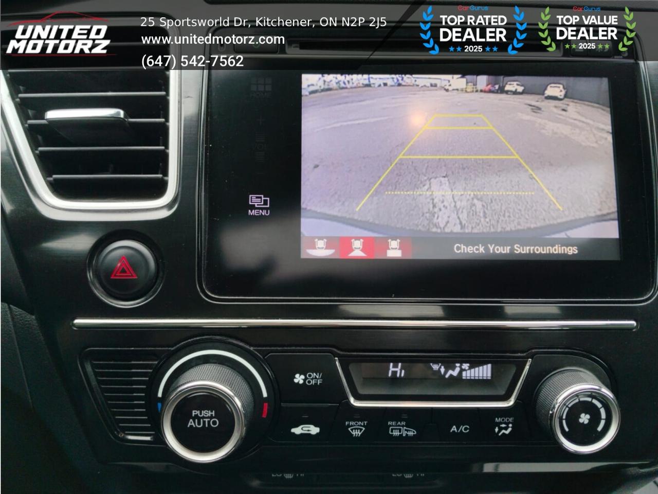2015 Honda Civic TOURING FWD 1.8L~SAFETY CERTIFIED~ Photo