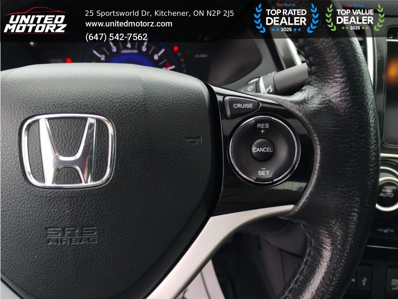 2015 Honda Civic TOURING FWD 1.8L~SAFETY CERTIFIED~ Photo