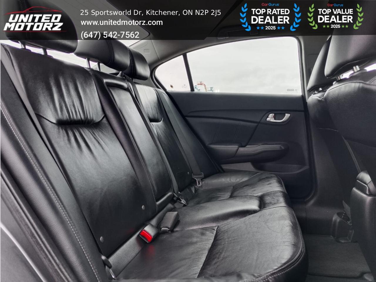 2015 Honda Civic TOURING FWD 1.8L~SAFETY CERTIFIED~ Photo