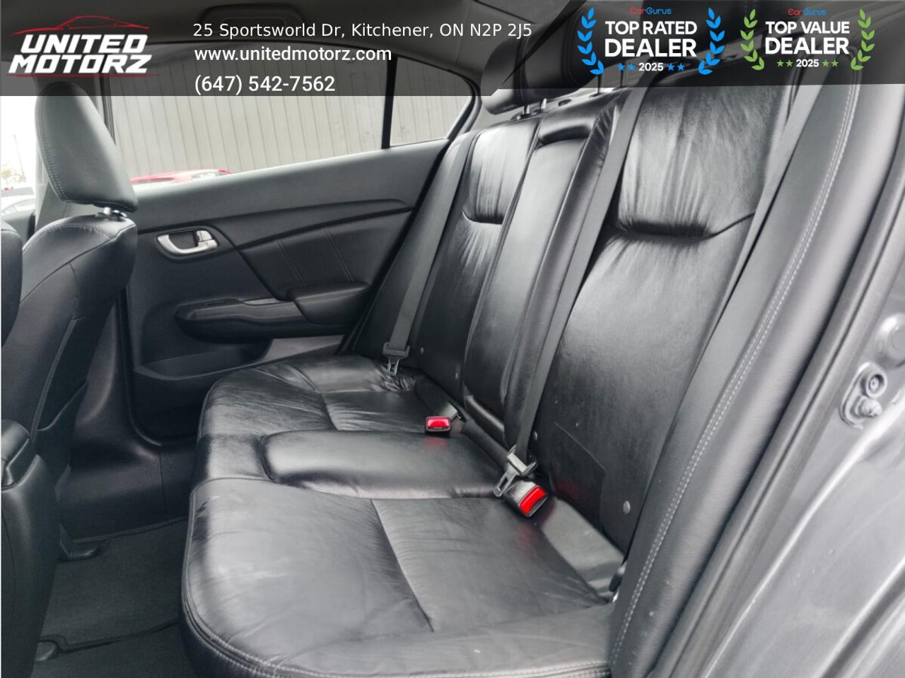 2015 Honda Civic TOURING FWD 1.8L~SAFETY CERTIFIED~ Photo