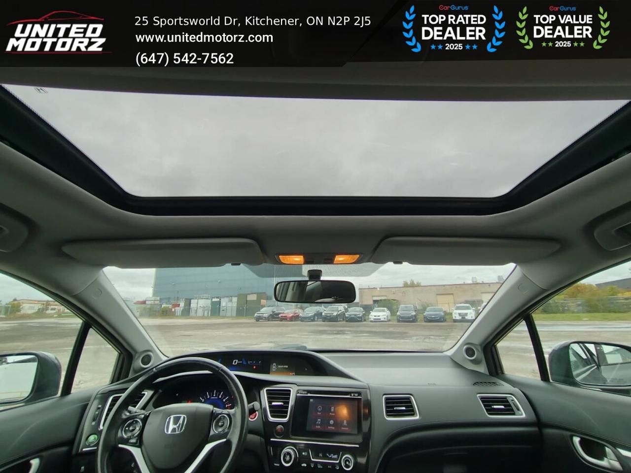 2015 Honda Civic TOURING FWD 1.8L~SAFETY CERTIFIED~ Photo