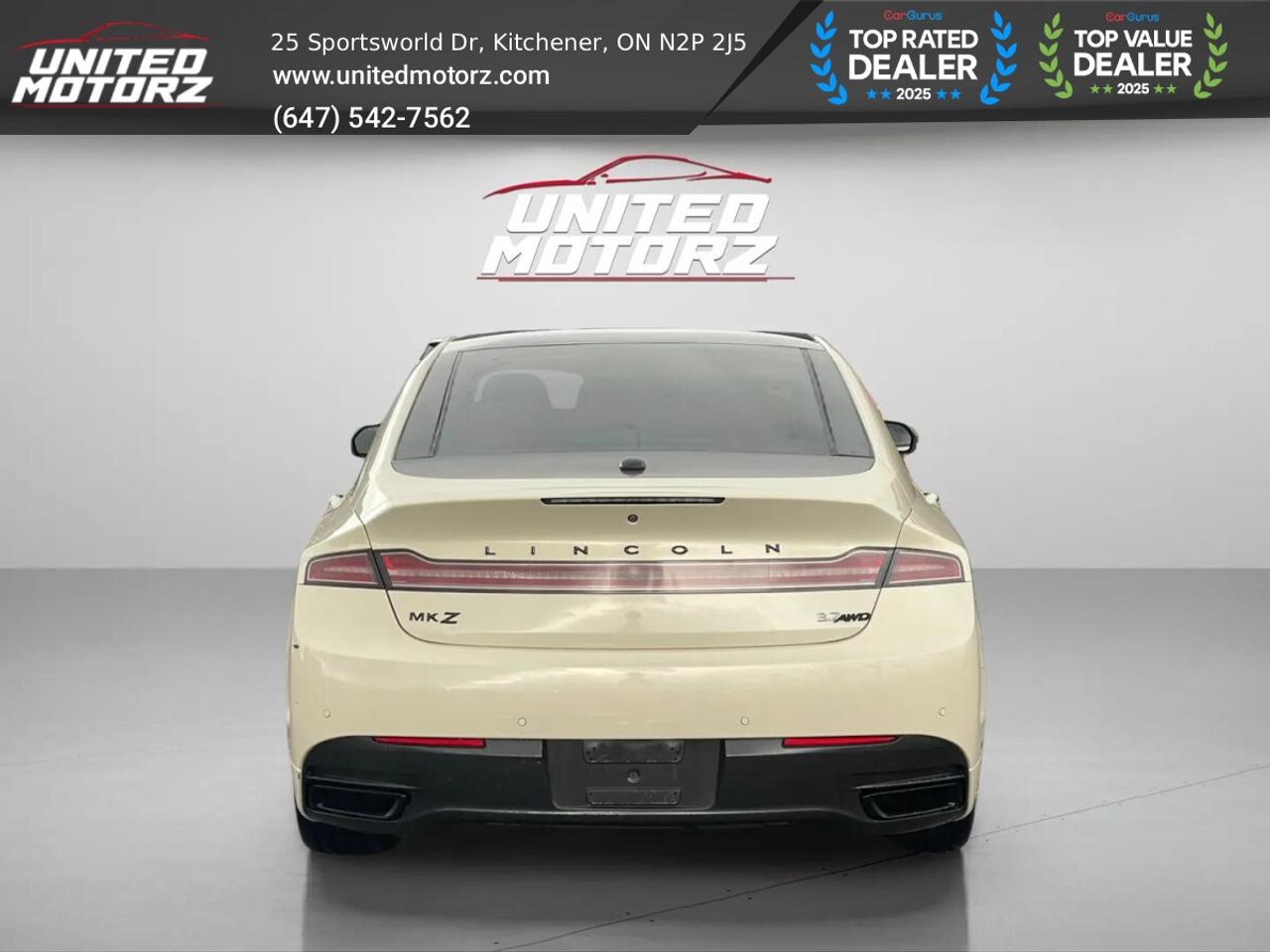2015 Lincoln MKZ AWD 3.7L 6cyl~SAFETY CERTIFIED~ Photo