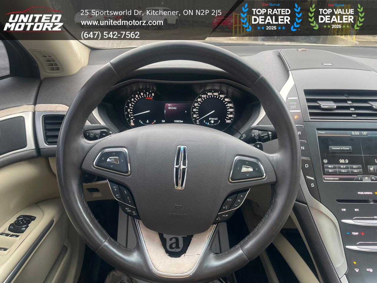2015 Lincoln MKZ AWD 3.7L 6cyl~SAFETY CERTIFIED~ Photo