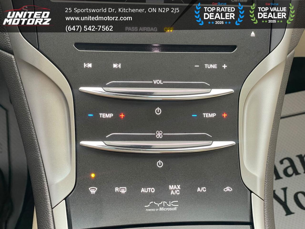 2015 Lincoln MKZ AWD 3.7L 6cyl~SAFETY CERTIFIED~ Photo