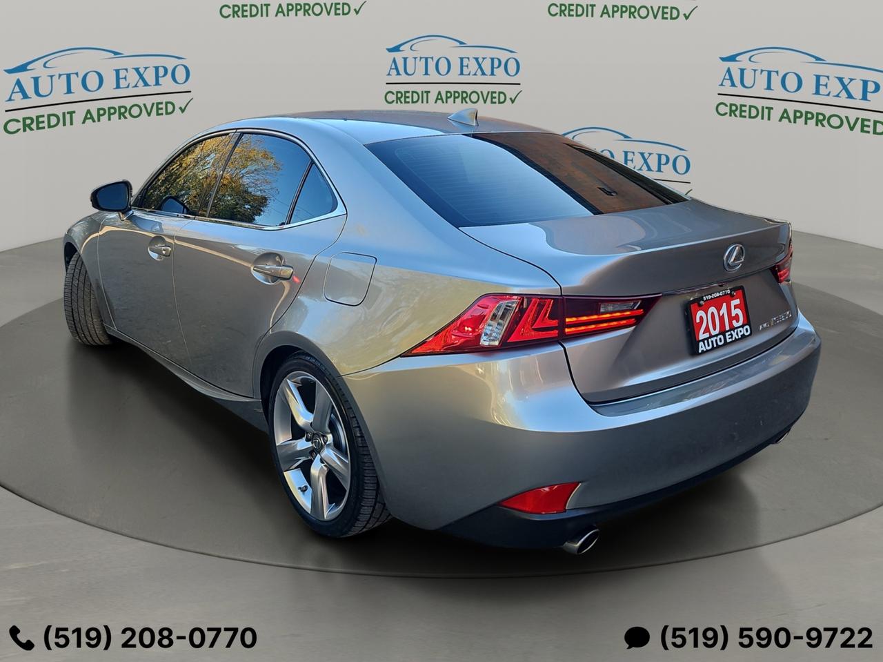 2015 Lexus IS 350 AWD,One Owner,Certified,No Accident,Sunroof,2 Keys Photo2
