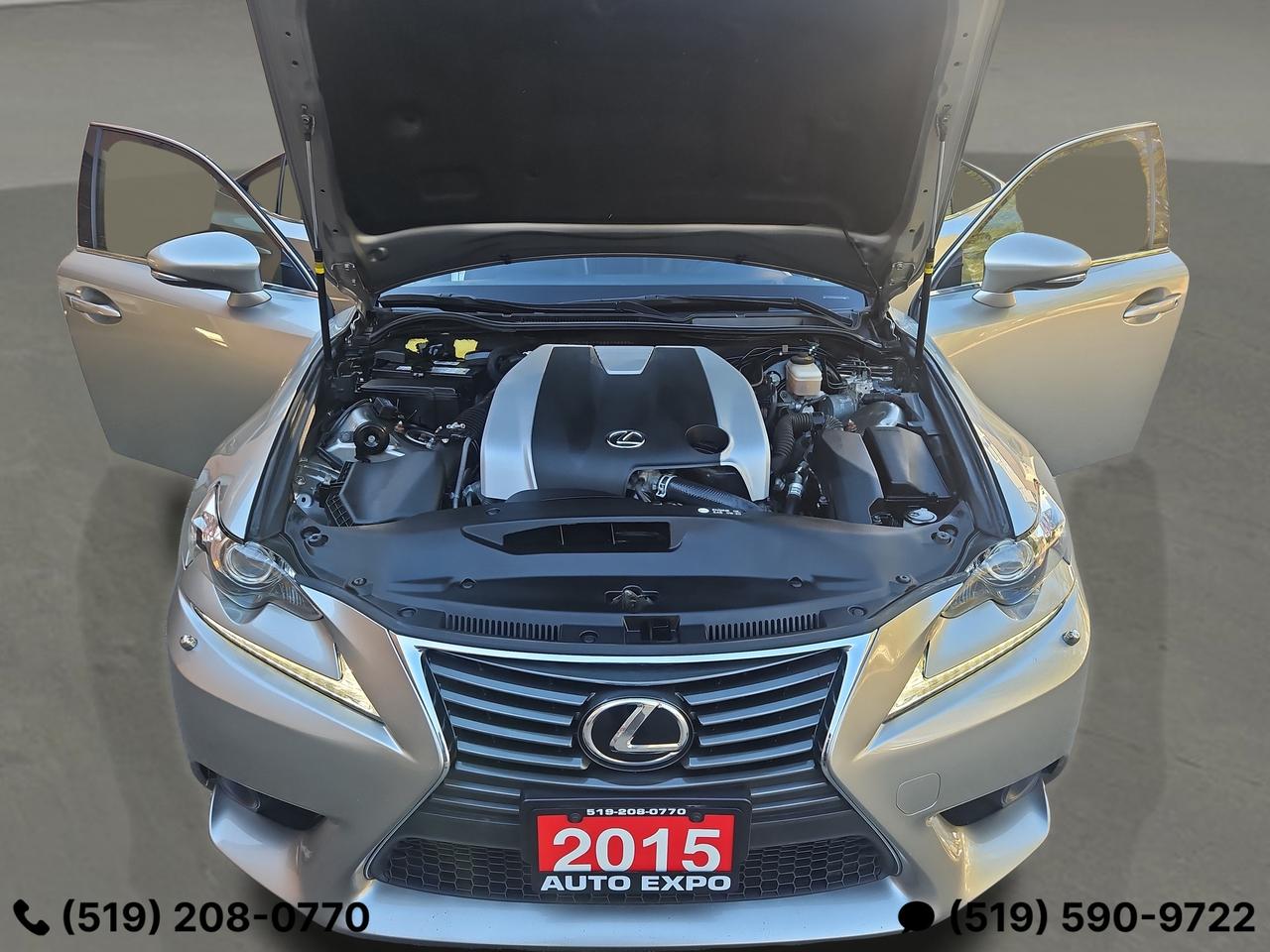 2015 Lexus IS 350 AWD,One Owner,Certified,No Accident,Sunroof,2 Keys Photo