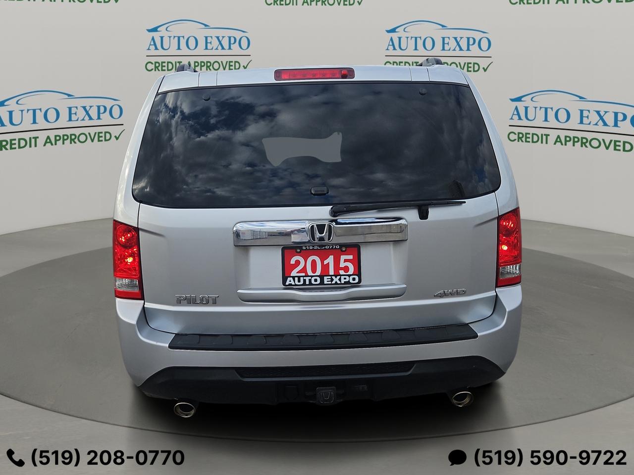 2015 Honda Pilot EX-L,AWD,Certified,7 Passengers,Winter Tire,2 Keys Photo3