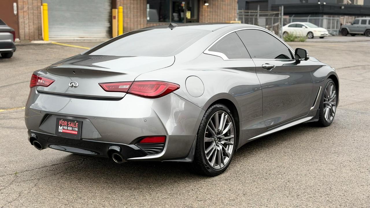 2017 Infiniti Q60 2dr Cpe 3.0t Red Sport 400 Photo4