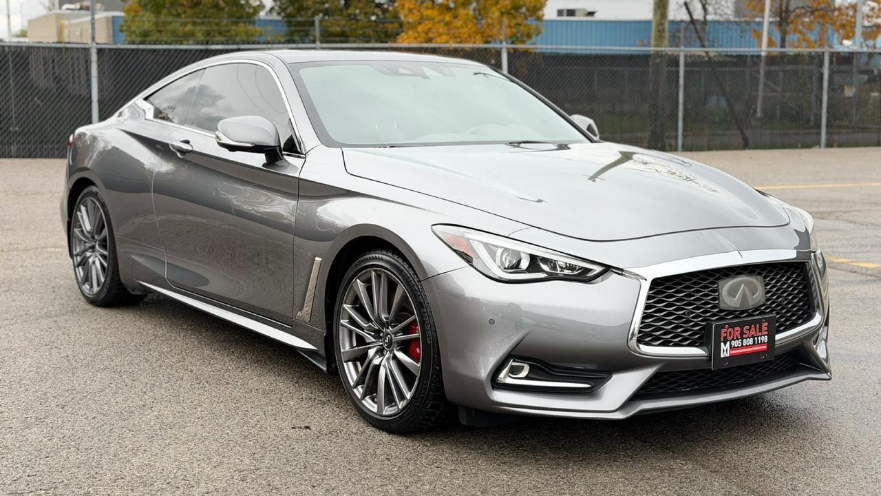 2017 Infiniti Q60 2dr Cpe 3.0t Red Sport 400 Photo2