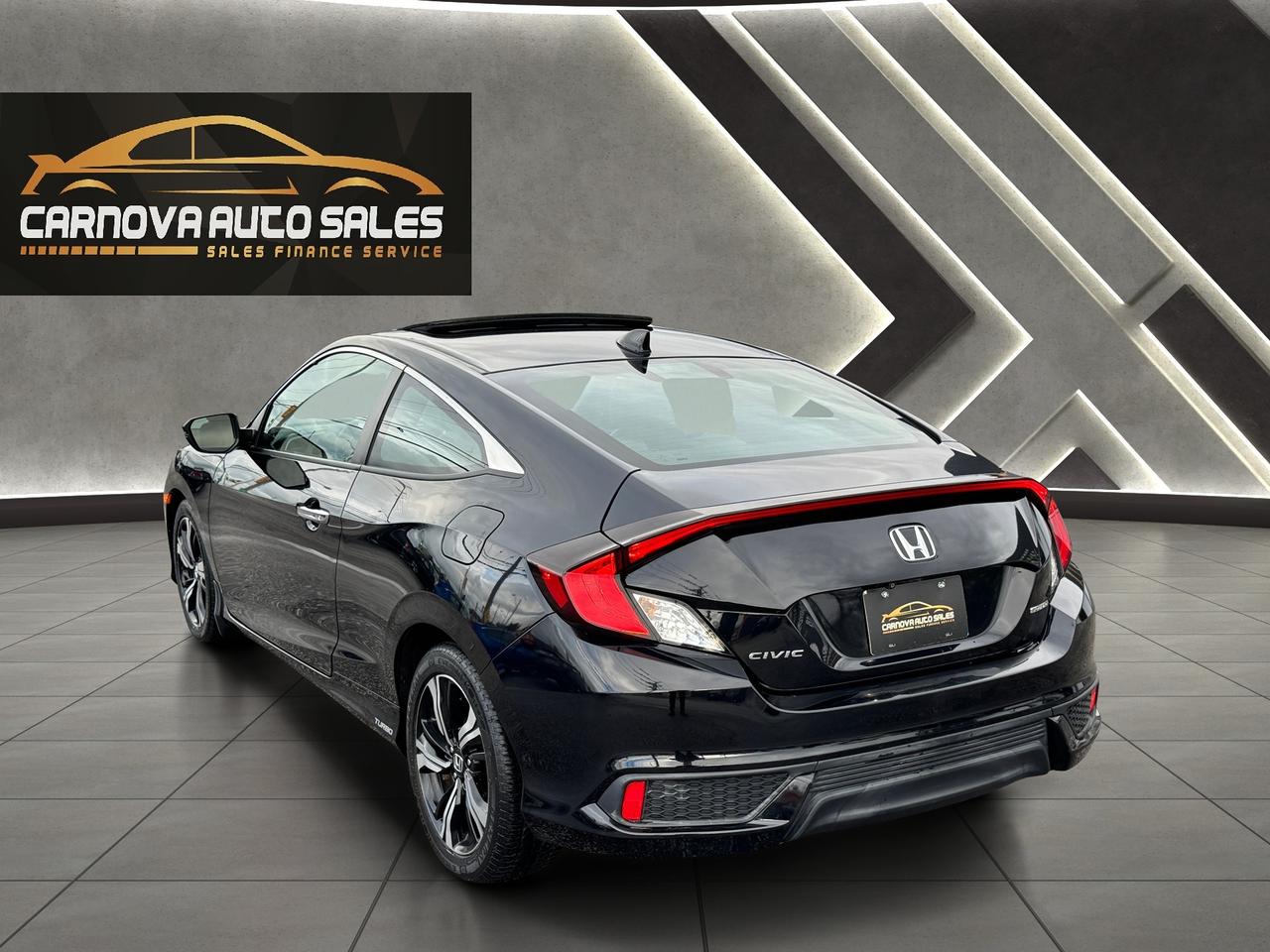 2017 Honda Civic Touring Coupe+ACCIDENT FREE+Honda Sense Photo