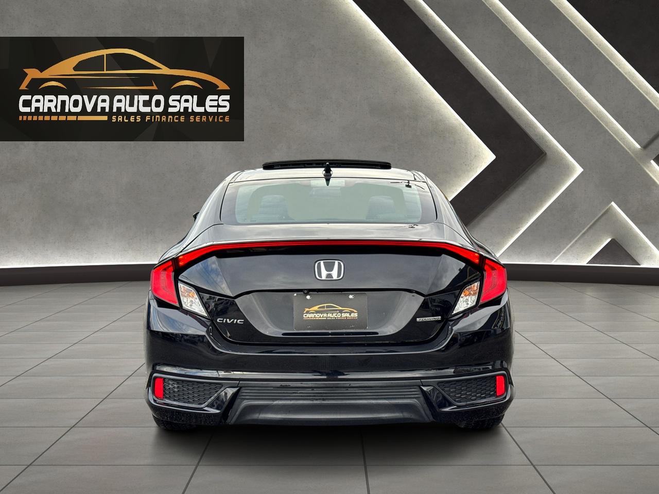 2017 Honda Civic Touring Coupe+ACCIDENT FREE+Honda Sense Photo