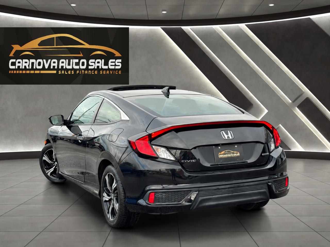 2017 Honda Civic Touring Coupe+ACCIDENT FREE+Honda Sense Photo