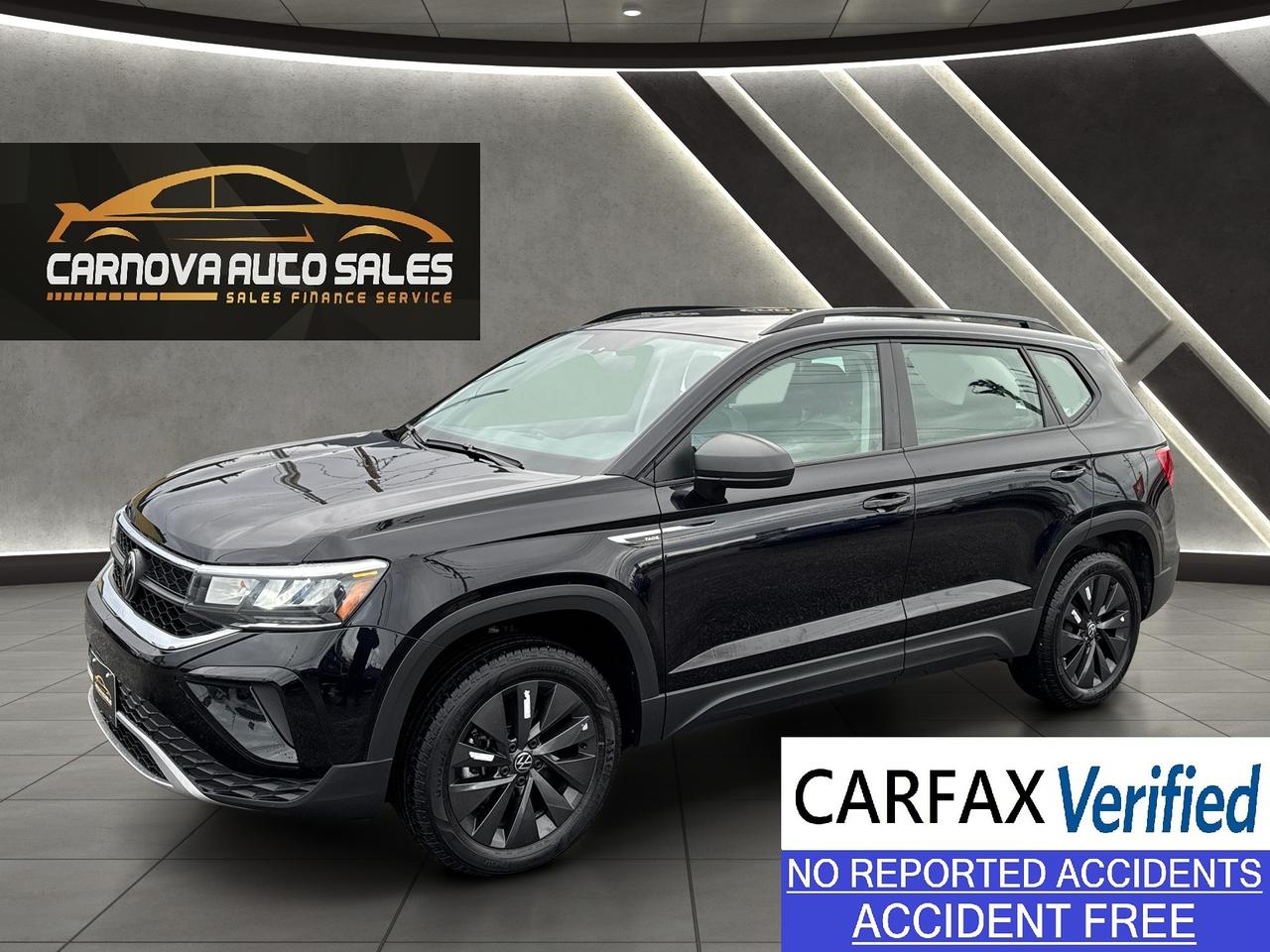 2024 Volkswagen Taos Trendline+CLEAN CARFAX+ACCIDENT FREE+VW Warranty Photo0