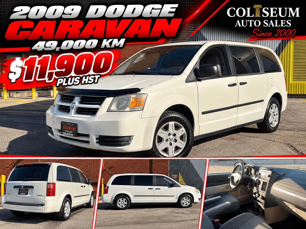 2009 Dodge Grand Caravan SE ONLY 49,000KM-1 OWNER-CERTIFIED-7 PASSENGER! Photo1