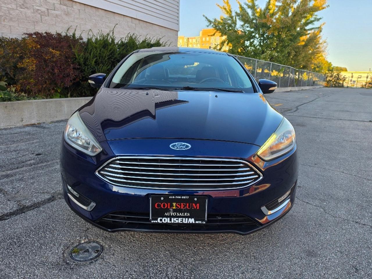 2016 Ford Focus Titanium ONLY 75KM-LEATHER-ROOF-NAVI-CAM-2 SETS WHEELS Photo
