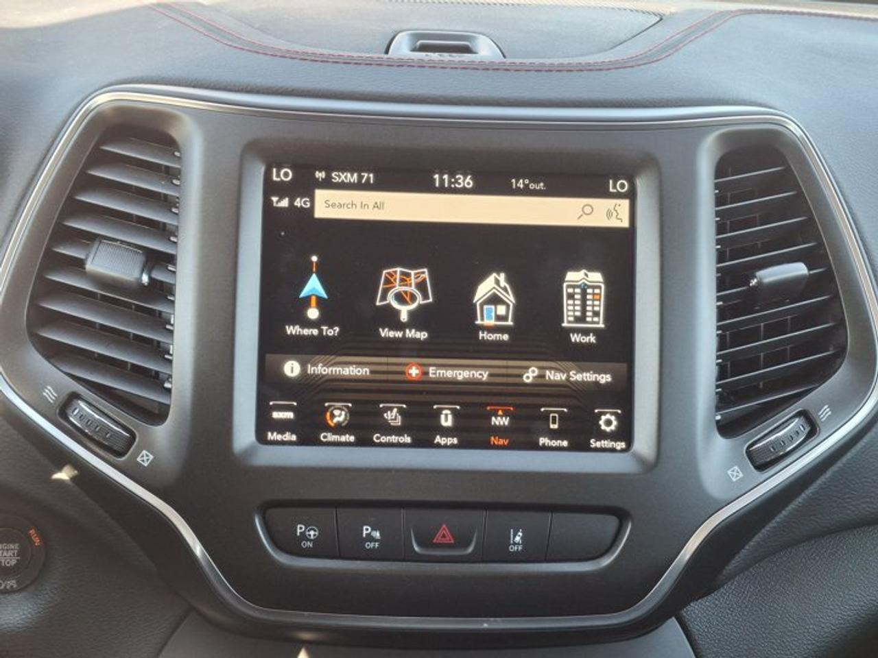 2023 Jeep Cherokee Trailhawk 4x4 | Leather | Navi | Heated + Ventilated Seats | Heated Steering | Power Liftgate & More Photo