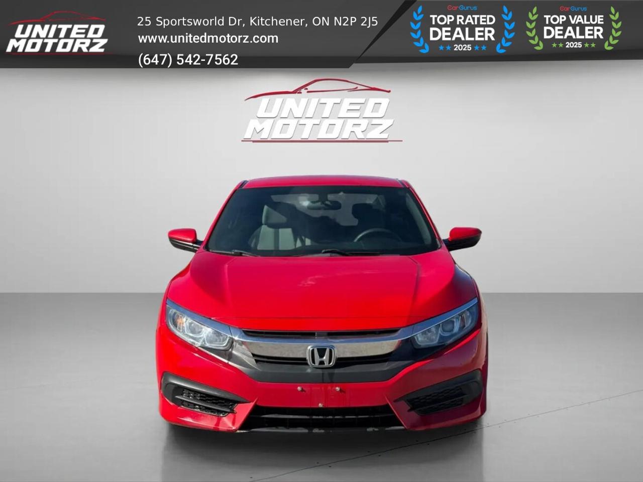 2016 Honda Civic COUPE CVT LX FWD 2.0L~SAFETY CERTIFIED~ Photo2
