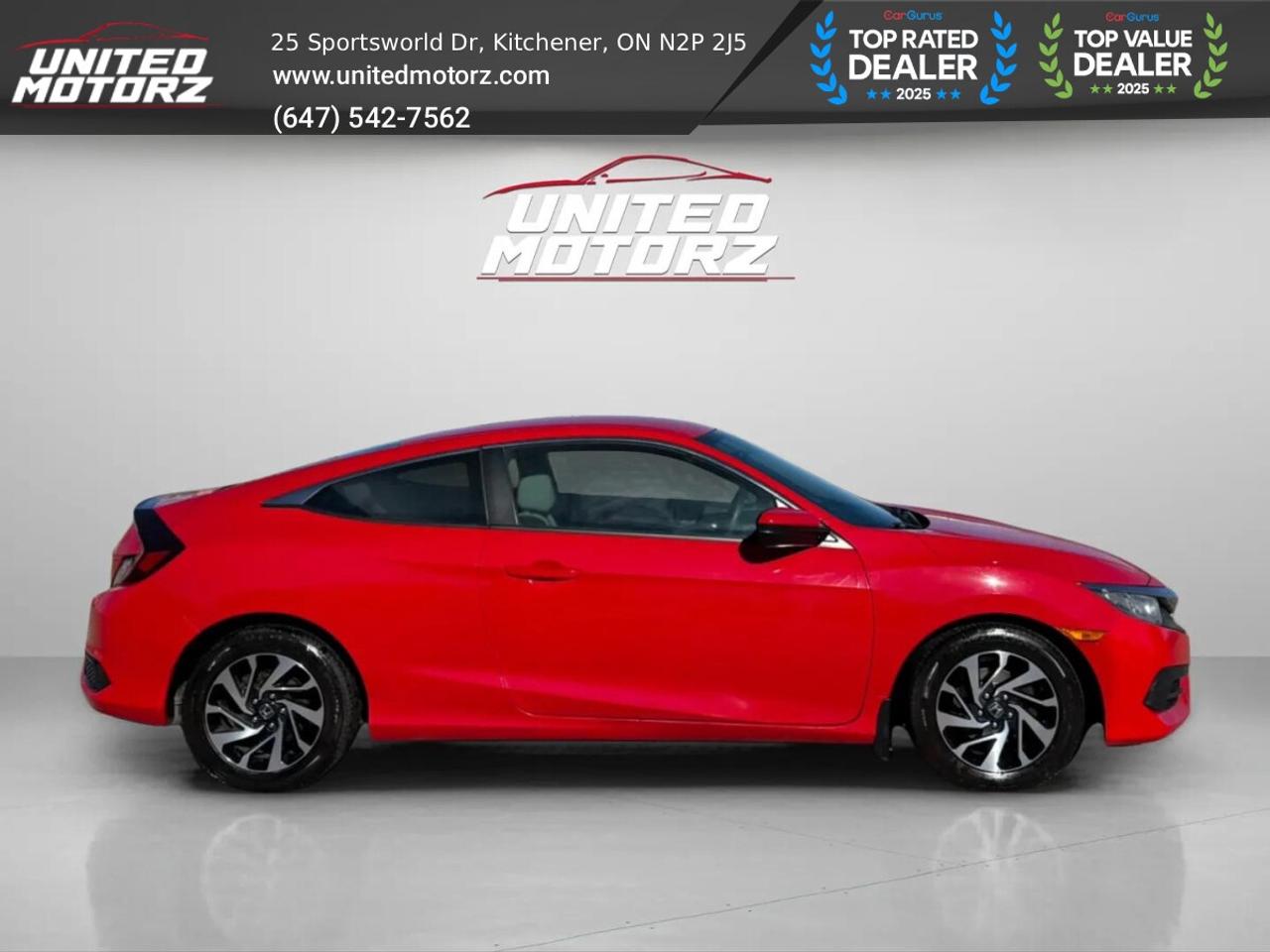 2016 Honda Civic COUPE CVT LX FWD 2.0L~SAFETY CERTIFIED~ Photo