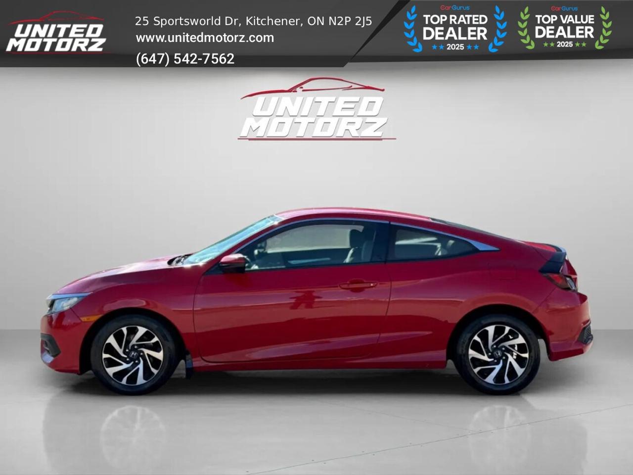 2016 Honda Civic COUPE CVT LX FWD 2.0L~SAFETY CERTIFIED~ Photo