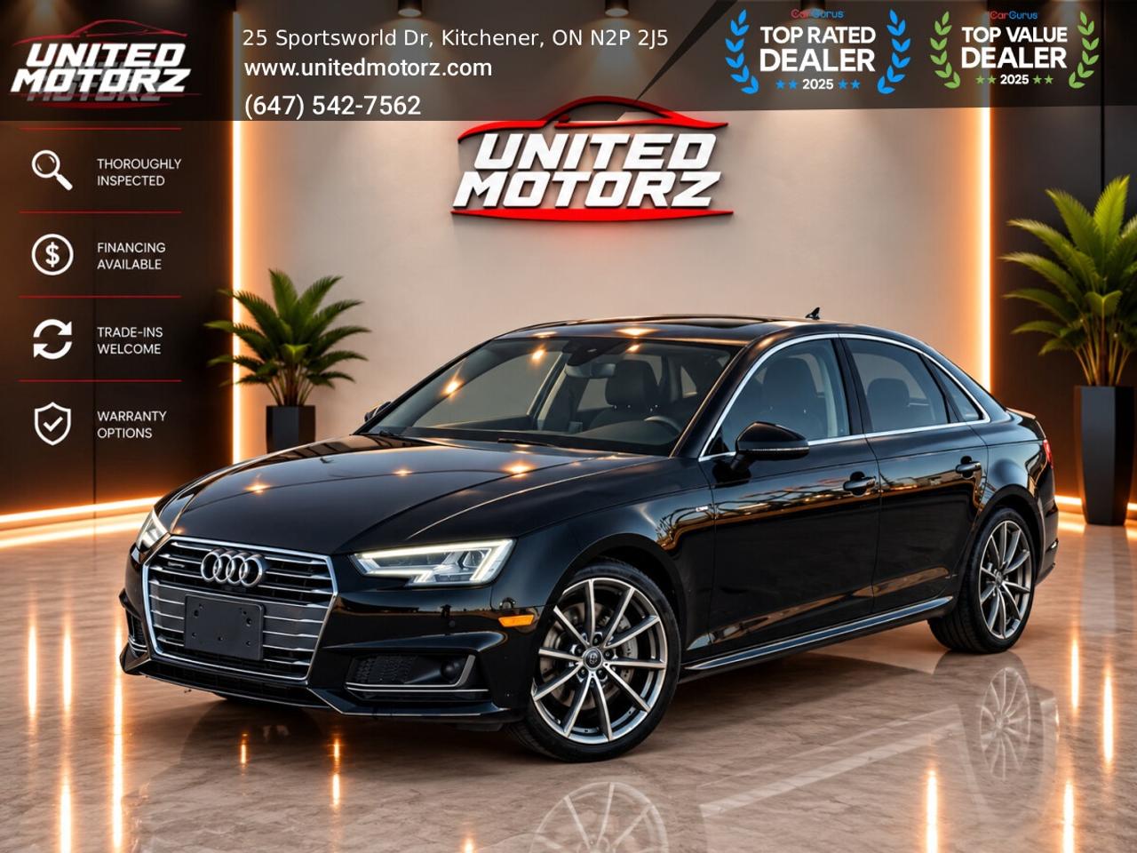 2017 Audi A4 TFSi Technik quattro AWD 2.0L~SAFETY CERTIFIED~ Photo