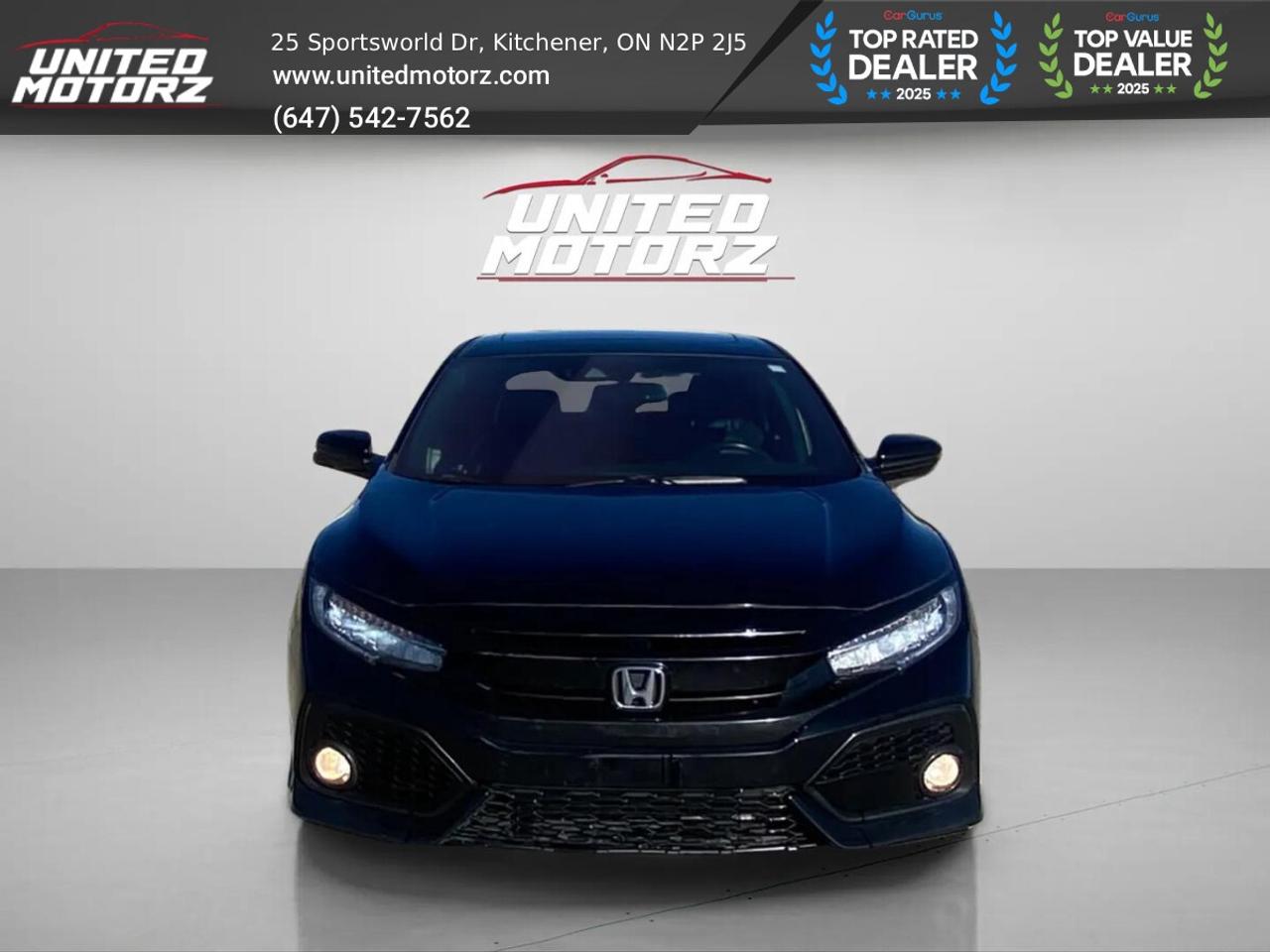 2019 Honda Civic Hatchback SPORT TOURING FWD 1.5L~SAFETY CERTIFIED~ Photo2