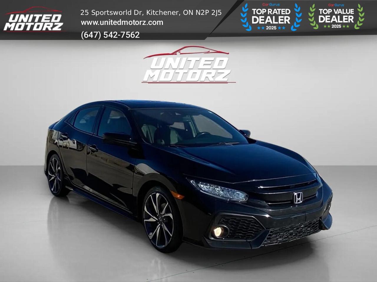 2019 Honda Civic Hatchback SPORT TOURING FWD 1.5L~SAFETY CERTIFIED~ Photo