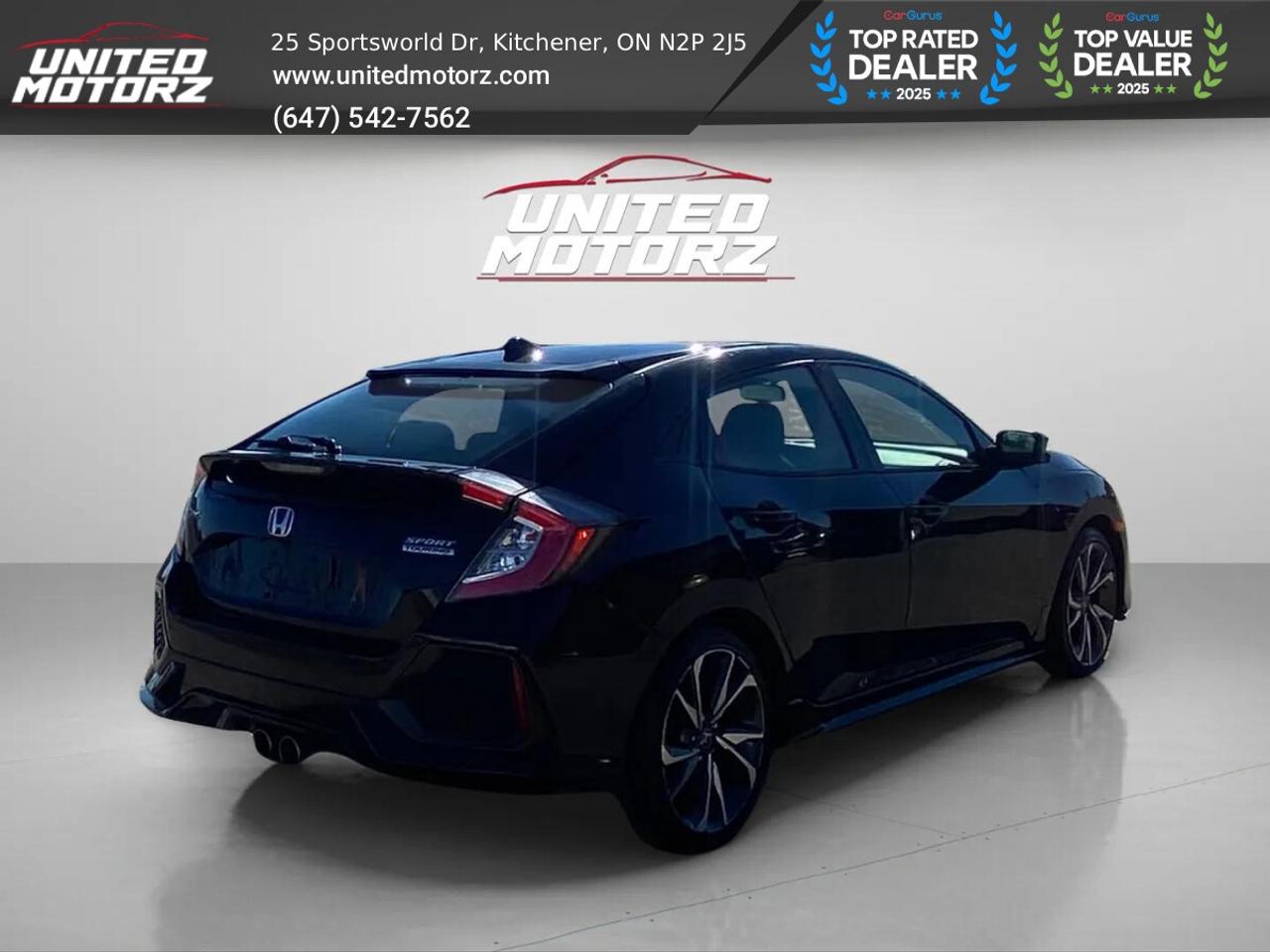 2019 Honda Civic Hatchback SPORT TOURING FWD 1.5L~SAFETY CERTIFIED~ Photo
