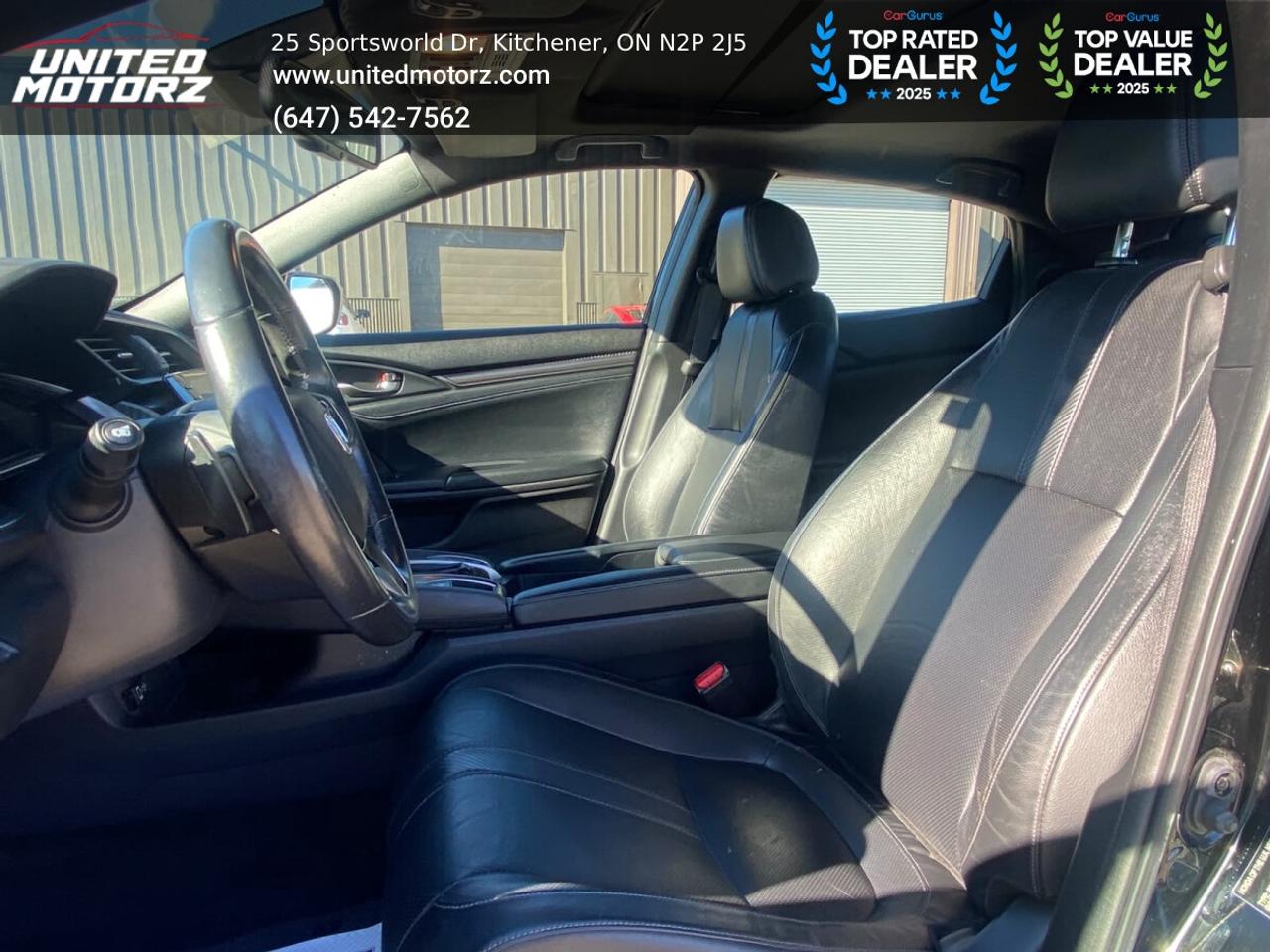 2019 Honda Civic Hatchback SPORT TOURING FWD 1.5L~SAFETY CERTIFIED~ Photo