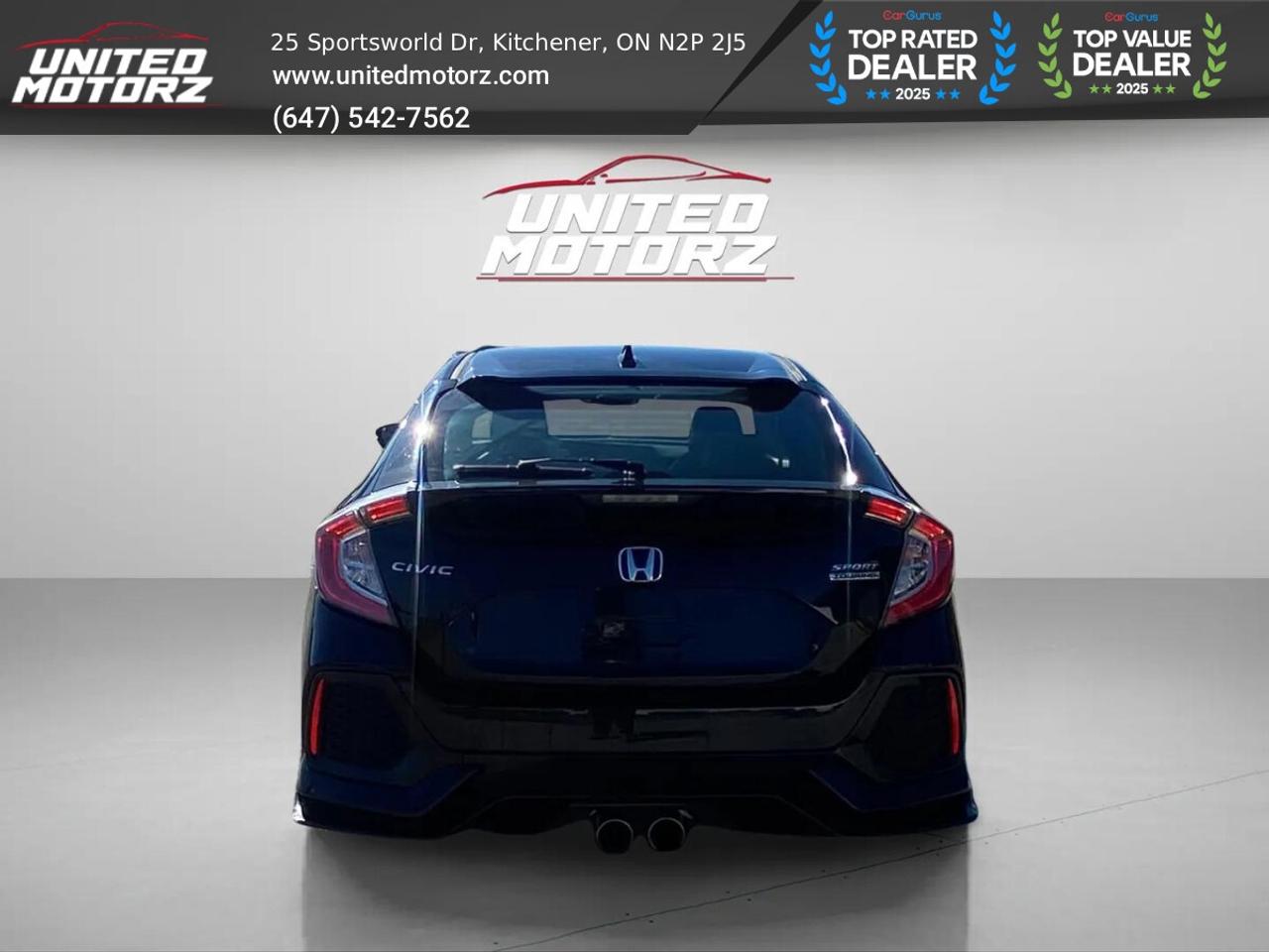 2019 Honda Civic Hatchback SPORT TOURING FWD 1.5L~SAFETY CERTIFIED~ Photo